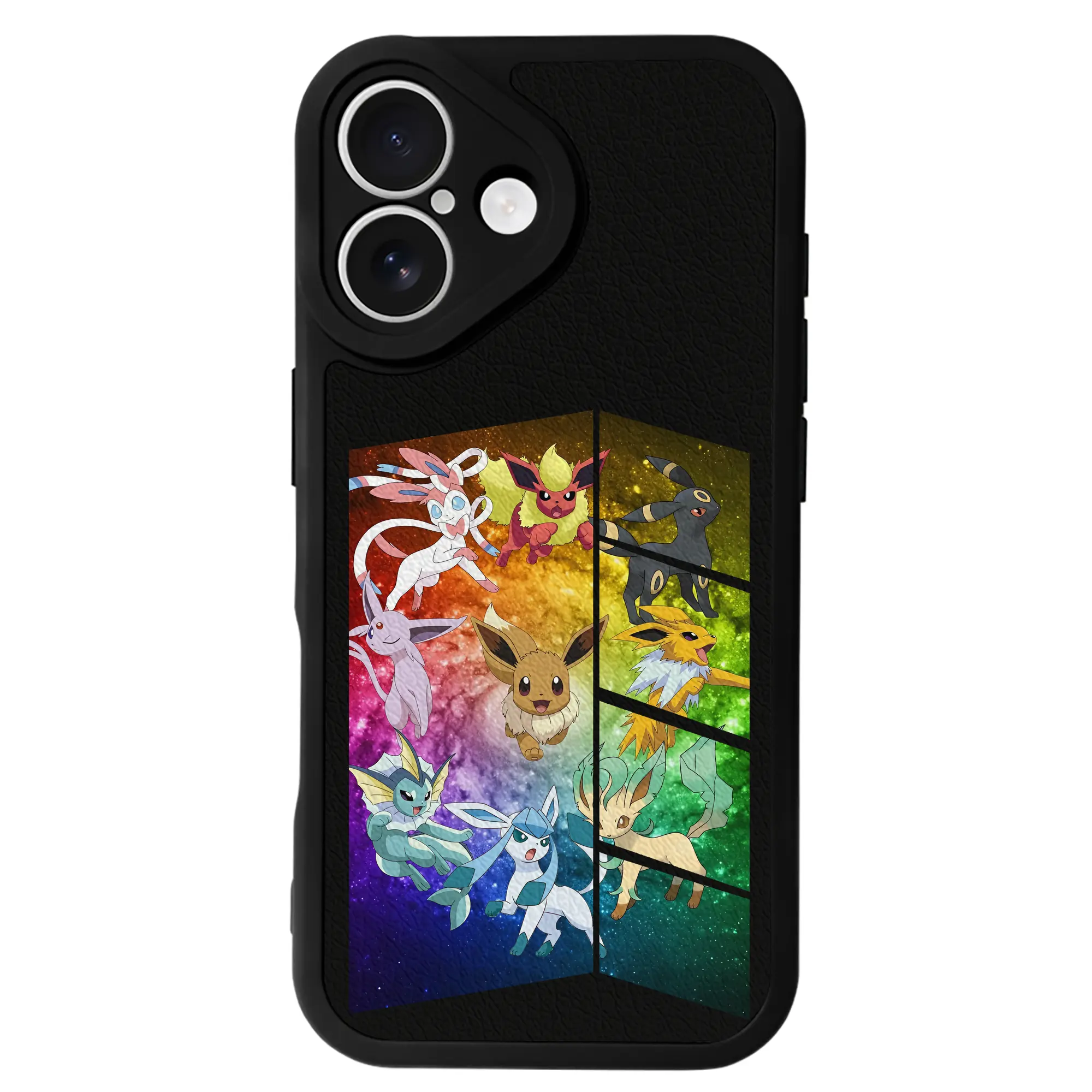 ポケモン グッズ,イーブイ - IPhone 16シリーズ対応 ・ シリコンスマホケース ・ レザー調 ・ 高精度フィット ・ 耐衝撃 ・ ワイヤレス充電対応 ・ 精密カット